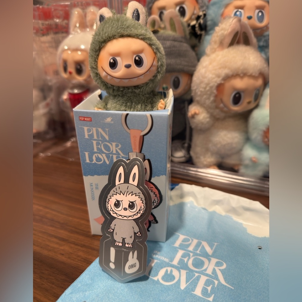 Pop Mart The Monsters Labubu Pin for Love Secret !